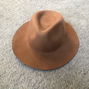 Forever 21 Tan Wide Brim Floppy Hat OS
